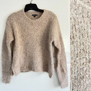James Perse Light Tan alpaca blend Crew Neck Sweater Size 1 - 41919